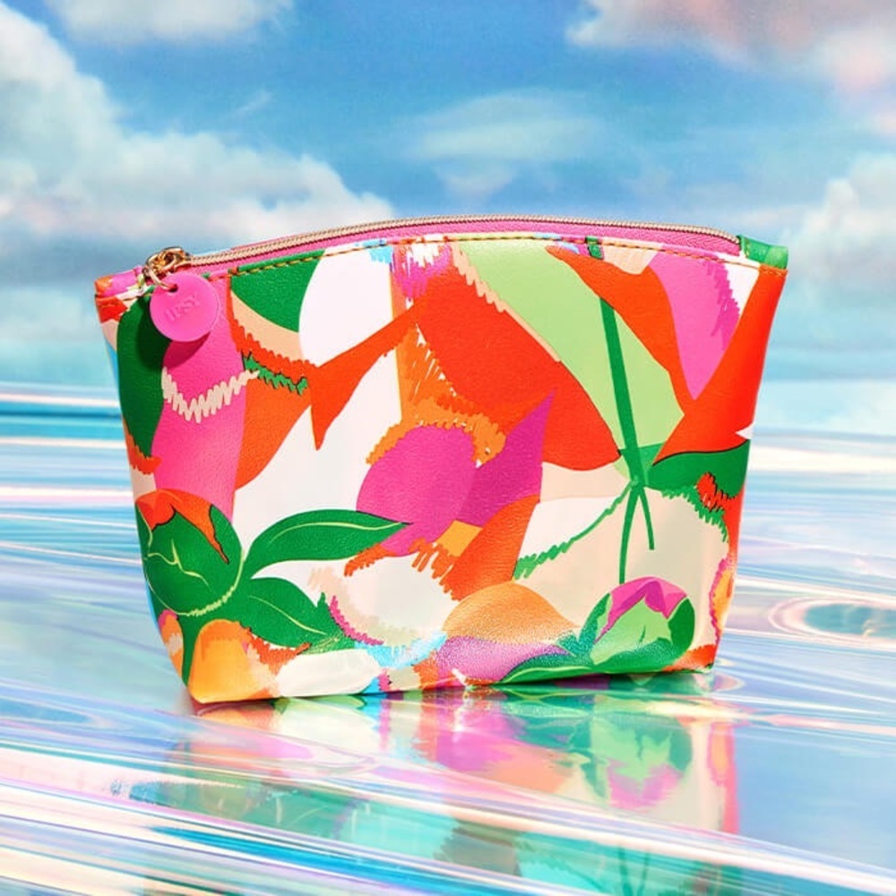 Colorful Floral Ipsy “Spring Fever” Makeup/Cosmetic Bag